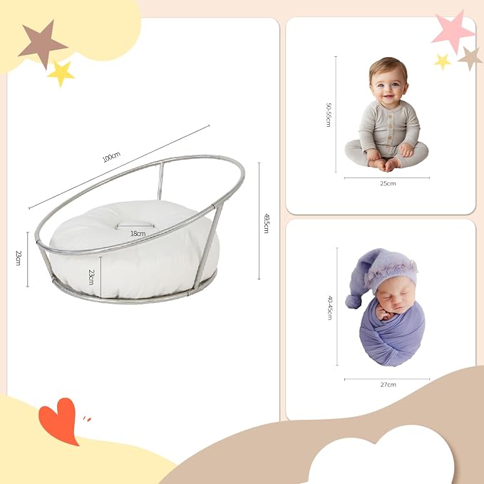 Kate Newborn Photography Props Stainless Steel Stand