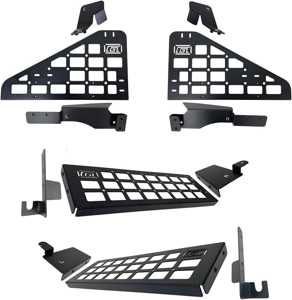 HIGH FLYING 2019-2025 for Toyota RAV4 Car Accessories Molle Panels Storage Modular System Trunk Shelf Organizer Interior Rear Cargo Racks (Panels+Storage Box)