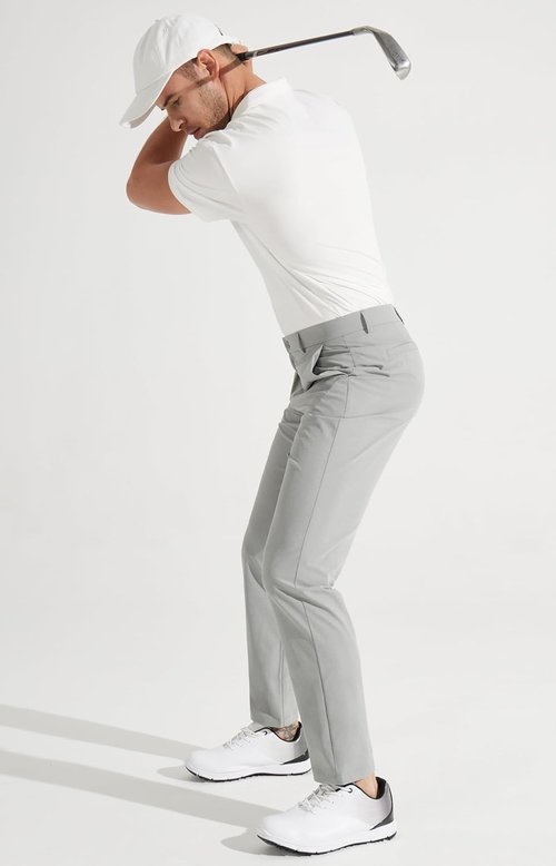 Libin Men's Golf Pants - Lightweight Quick-Dry Dress Trousers with Pockets | Available in 30", 32", 34" Sizes