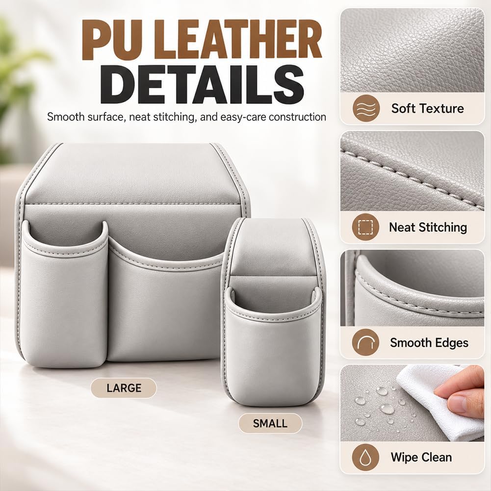 Leather Car Door Cup Holder Window Extra Wide-Mouth Organizer Drink Storage (Orange, S)