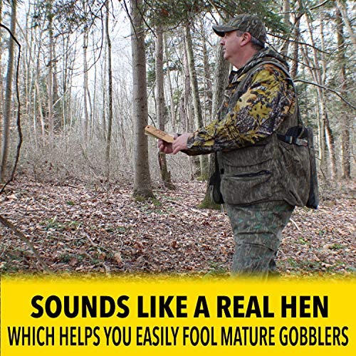 ESH Beginner Turkey Box Call – All-Weather Box Call for Turkey Hunting – Easy-to-Use Turkey Caller for Clucks, Yelps & Cutts – Beginner & Pro Friendly Hunting Call