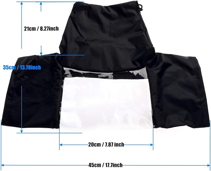 Waterproof Camera Rain Cover Soft Black Camera Rain Lens Covers | Professional