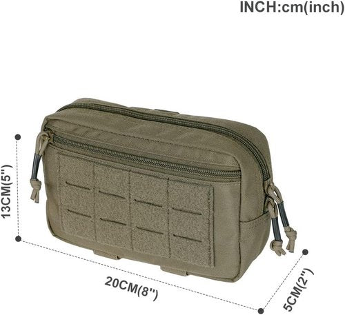 EXCELLENT ELITE SPANKER Tactical Molle Admin Pouch - Versatile Utility Tool Bag for Vests & Waist Packs
