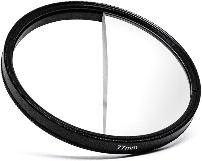 Lens Filter 77mm Half Bokeh Effects Filters Foreground Blur Camera Filter