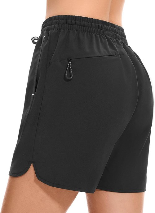 BASSDASH Women's Fishing Shorts - 5” Quick Dry, Water Resistant, UPF 50+ | Ideal for Hiking & Outdoor Activities