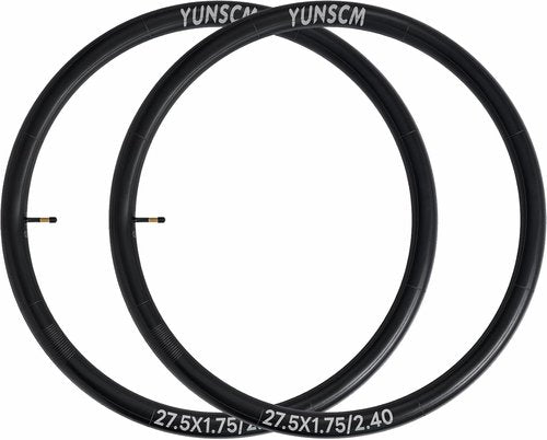 Heavy Duty Bike Tire Tubes by [Brand Name] - 27.5" AV48MM Schrader Valve | Compatible with MTB & Gravel Bikes