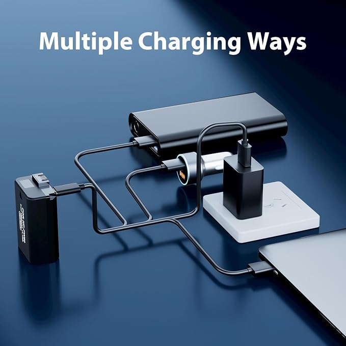 LP NP-FW50 Replacement Batteries, USB-C Charging, 1500mAh