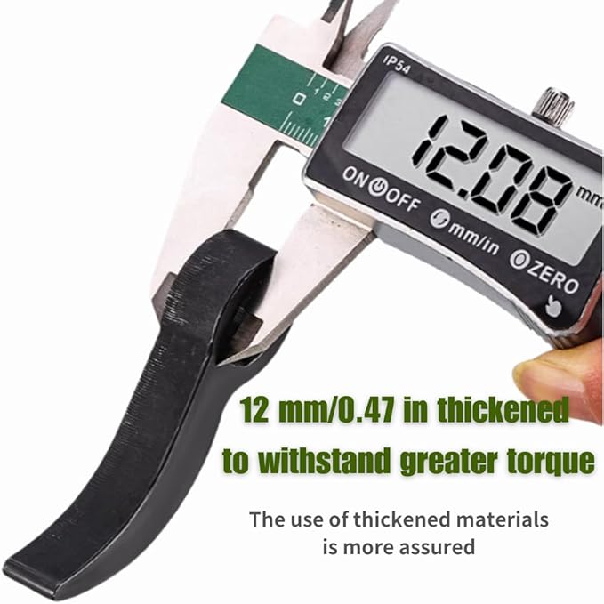 Pry Bar Wrench Adaptor Head, Crowbar Adapter Head Tool, Half Shaft Removal Car Repairing Tools 1/2" Drive, Wrecking Bar Pry Bar Wrench Head, Ultra Compact Size for Tight Space