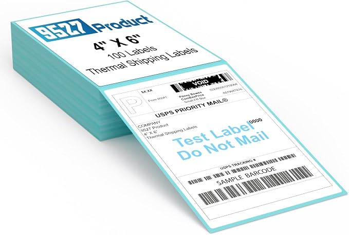 9527 Product Fanfold 4 x 6 Direct Thermal Labels