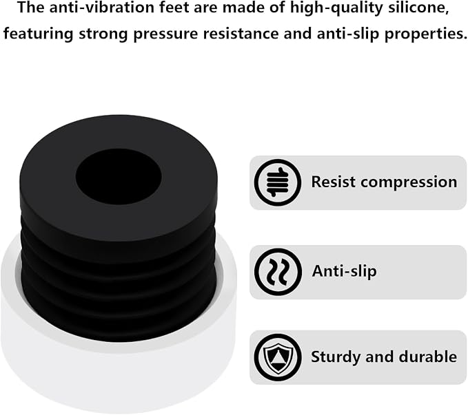 4PCS Anti Vibration Feet for Bambu Lab A1 Mini Series, 3D Printer Accessories