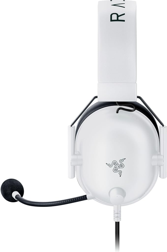 Razer BlackShark V2 X Wired Xbox Gaming Headset, White | 50mm Drivers, Cardioid Mic, Lightweight, Comfortable Noise Isolating Earcups, For Xbox Series X, Series S, PS5, PC, Switch