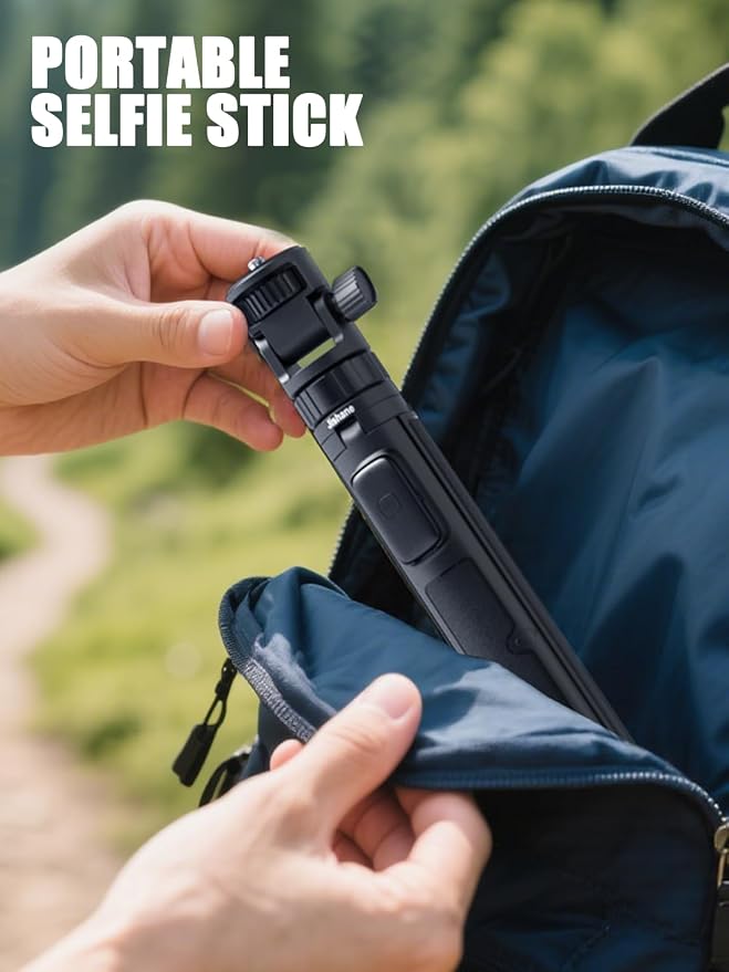 70" Action Camera Tripod for DJI, Extendable Selfie Stick Tripod
