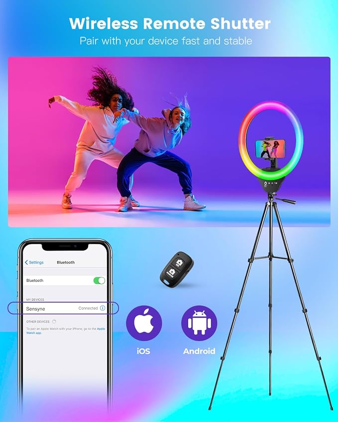 Sensyne 10'' RGB Ring Light