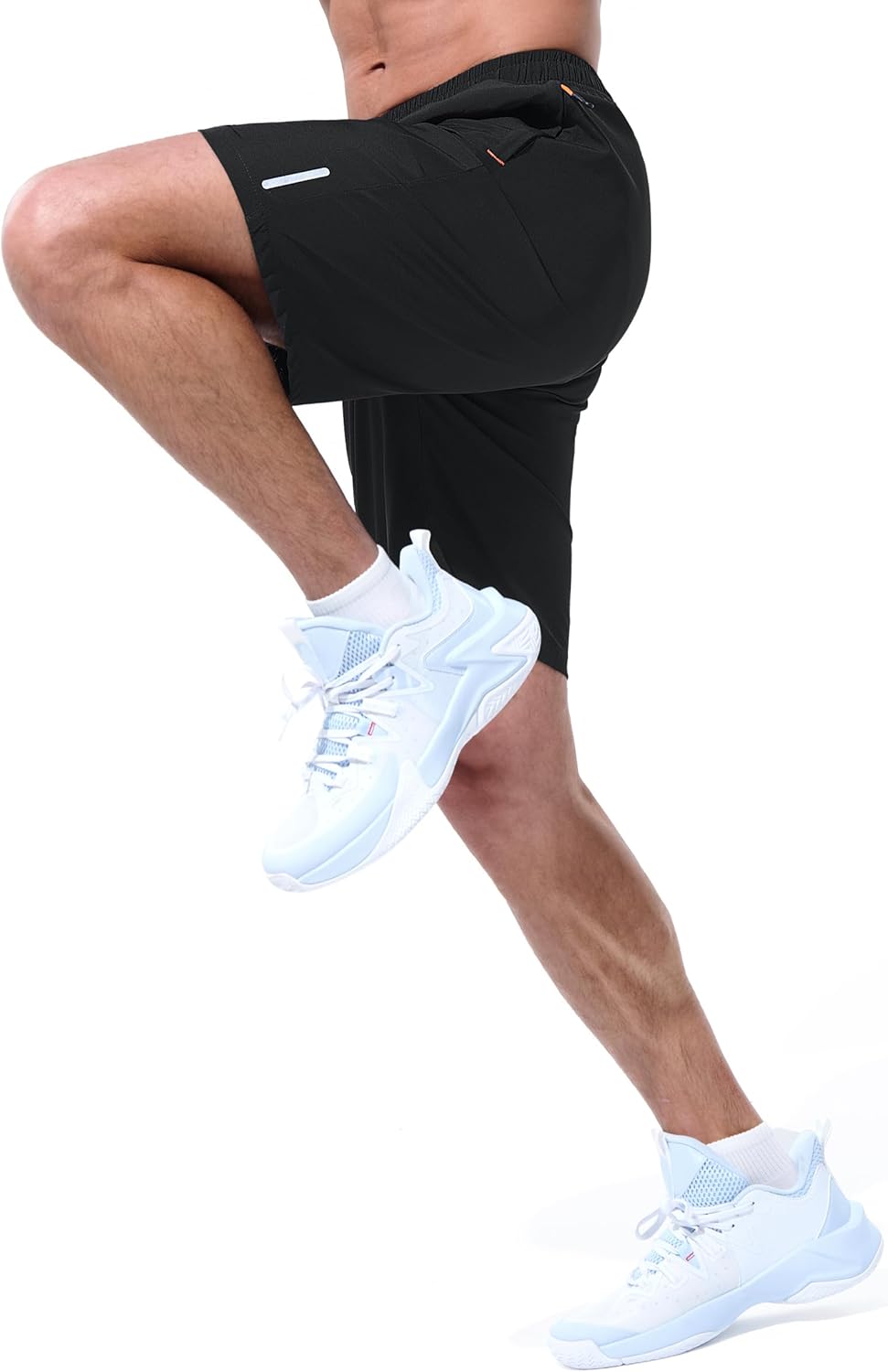 UIQUR Men's Athletic Shorts - Quick Dry Lightweight Workout Shorts with Zipper Pockets | 7"/9" Sizes