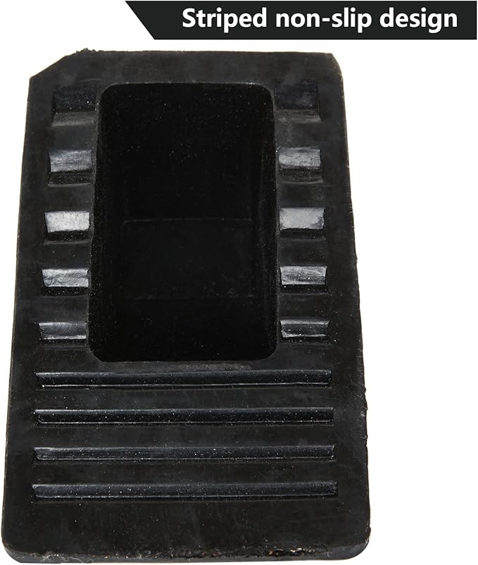 CertBuy 4 Pack Wheel Chock for Trailers, RV Wheel Chocks Heavy Duty, Black Rubber Wheel Chocks, Trailer Wheel Chocks for Car, Travel Trailers, RV, Truck, and ATV, 6.3"×4"×4"