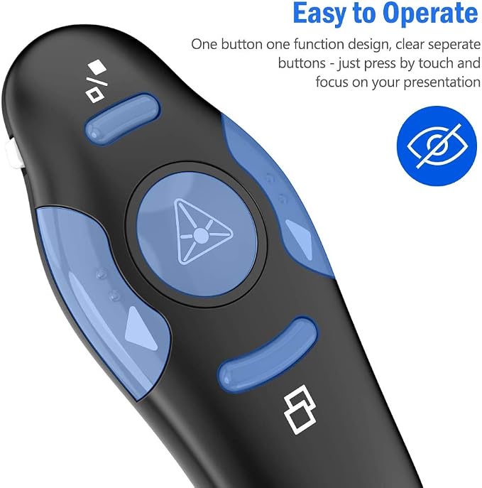 Presentation Remote Clicker, USB A & USB C Wireless Presenter