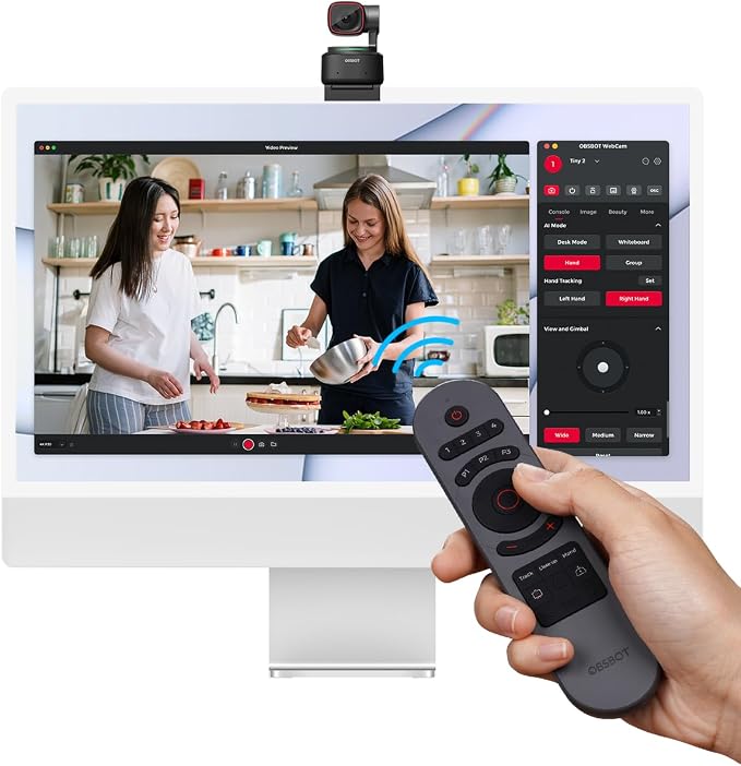 OBSBOT Tiny 2 Remote Control, Smart Remote