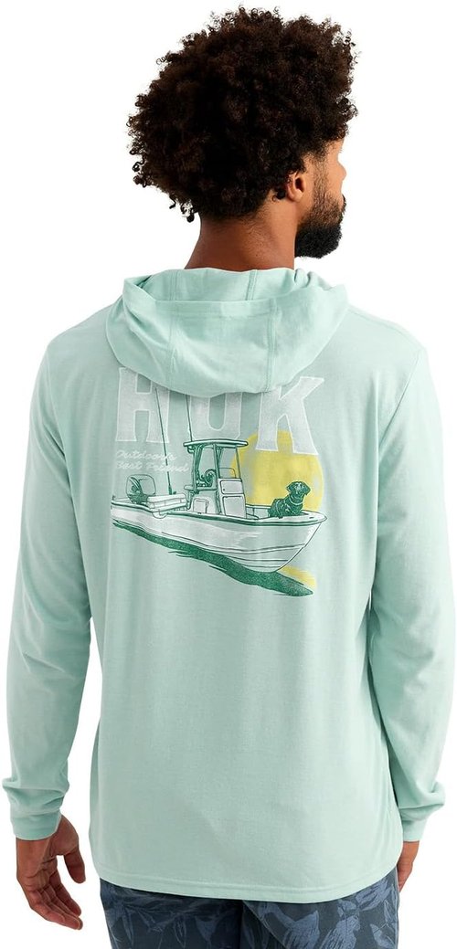 HUK Men's Performance Fishing T-Shirt - Short Sleeve, Lightweight & Comfortable
