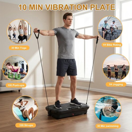 BARWING Vibration Plate - Whole Body Exercise Machine for Weight Loss & Lymphatic Drainage | 300 LBS Capacity