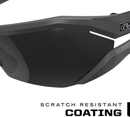 Mechanix Wear Vision Type-V Safety Glasses - Lightweight Anti-Fog, Scratch-Resistant Eyewear | Smoke Lens, Adjustable Fit