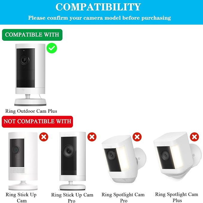Sun Rain Shade Camera Cover Compatible