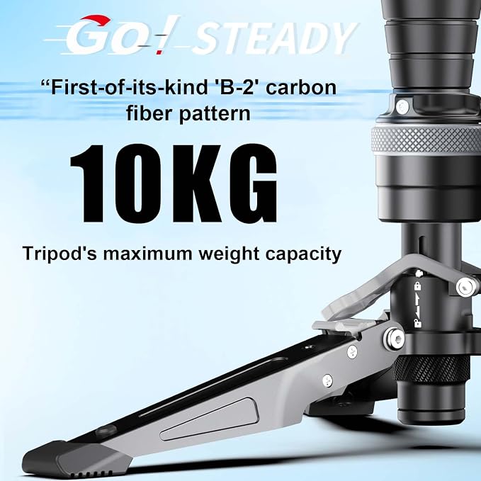 COMAN M1 62.8" Carbon Fiber Monopod