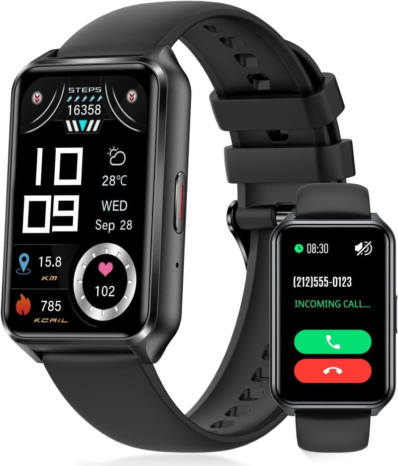 SGJIK Smart Watch Fitness Tracker with Make Call 24/7 Heart Rate Blood Pressure Sleep Monitor, 100+ Sports Modes, Calorie Step Counter for Walking, IP68 Waterproof, Smart Watches for Men Women