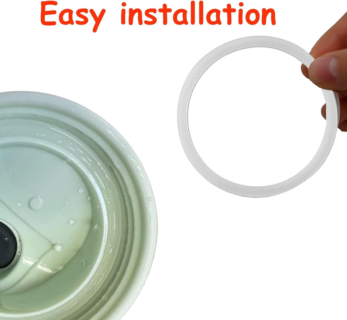 Owala FreeSip | 6-Pack Replacement Water Bottle Gaskets - Durable Silicone Lid Seals