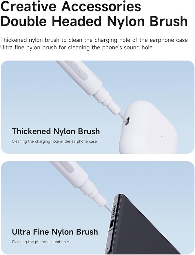 Hagibis Cleaning Pen for Airpods Pro 1 2 3 Multi-Function Cleaner Kits Soft