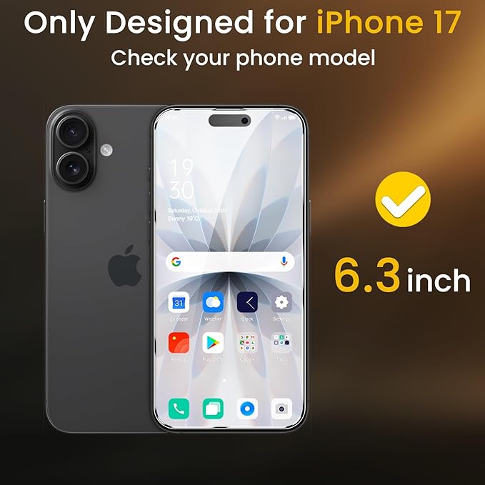 Romkasi 3 Pack Privacy Screen Protector