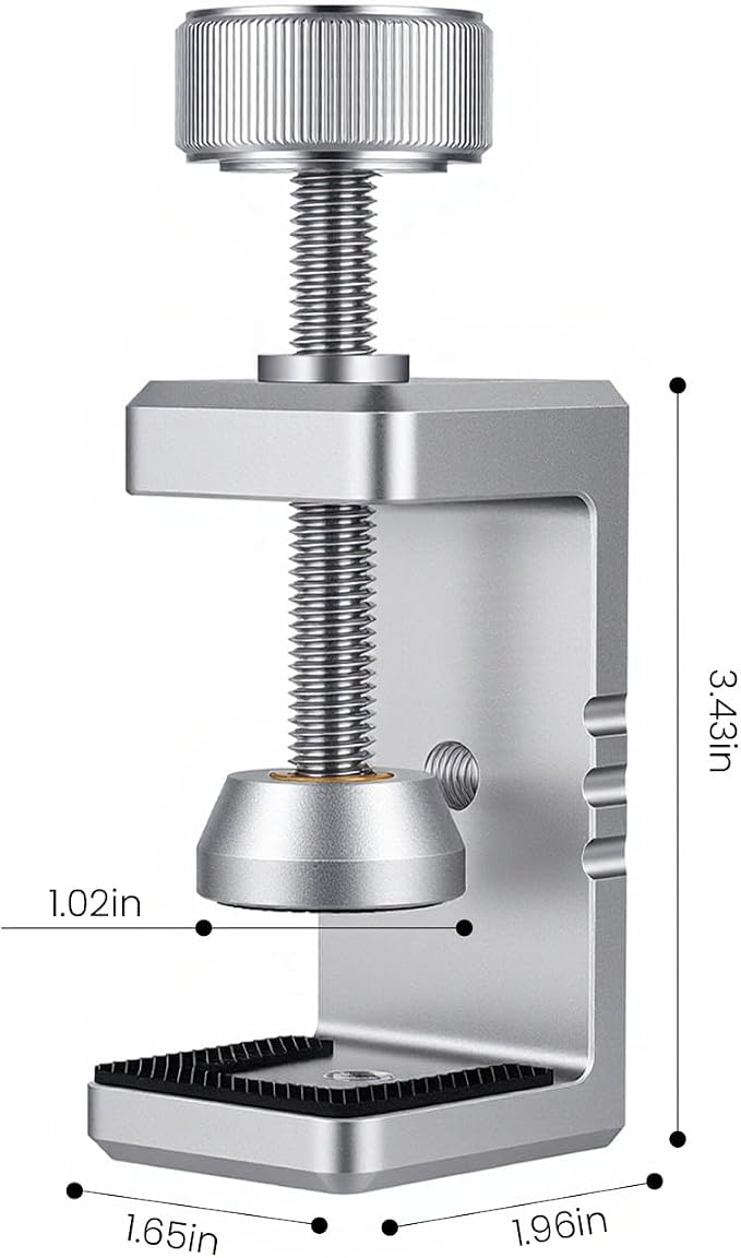 Heavy Duty C Clamp & Desk Clamp, Aluminum Alloy Table Mount