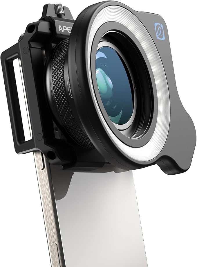 APEXEL 10-20X Macro Lens for iPhone & Android Phones | HD Photography Lens Kit