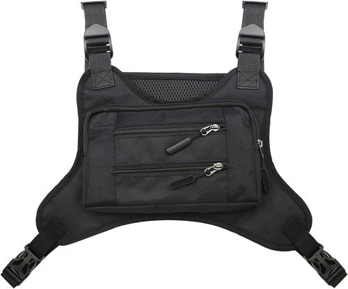 JOYEONDEF Sports Chest Bag - Water Resistant Running Pack with Cell Phone Holder & Extra Storage