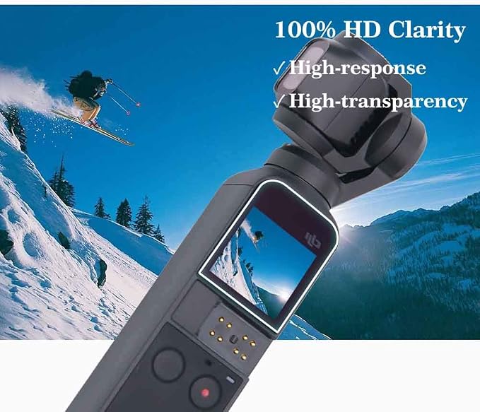 ULBTER Lens Screen Protector for DJI Osmo Pocket 4 / Pocket 3, Tempered Glass