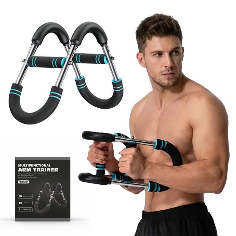 Uptown Twister arm Trainer- Adjustable Resistance (40-140 lbs) Chest Workout Equipment for Men and Women, Forearm Strengthener, Perfect for Home Gym and Calisthenics Equipment Lovers