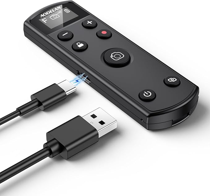 for Fujifilm Camera Rechargeable Shutter Release, AODELAN Wireless Remote