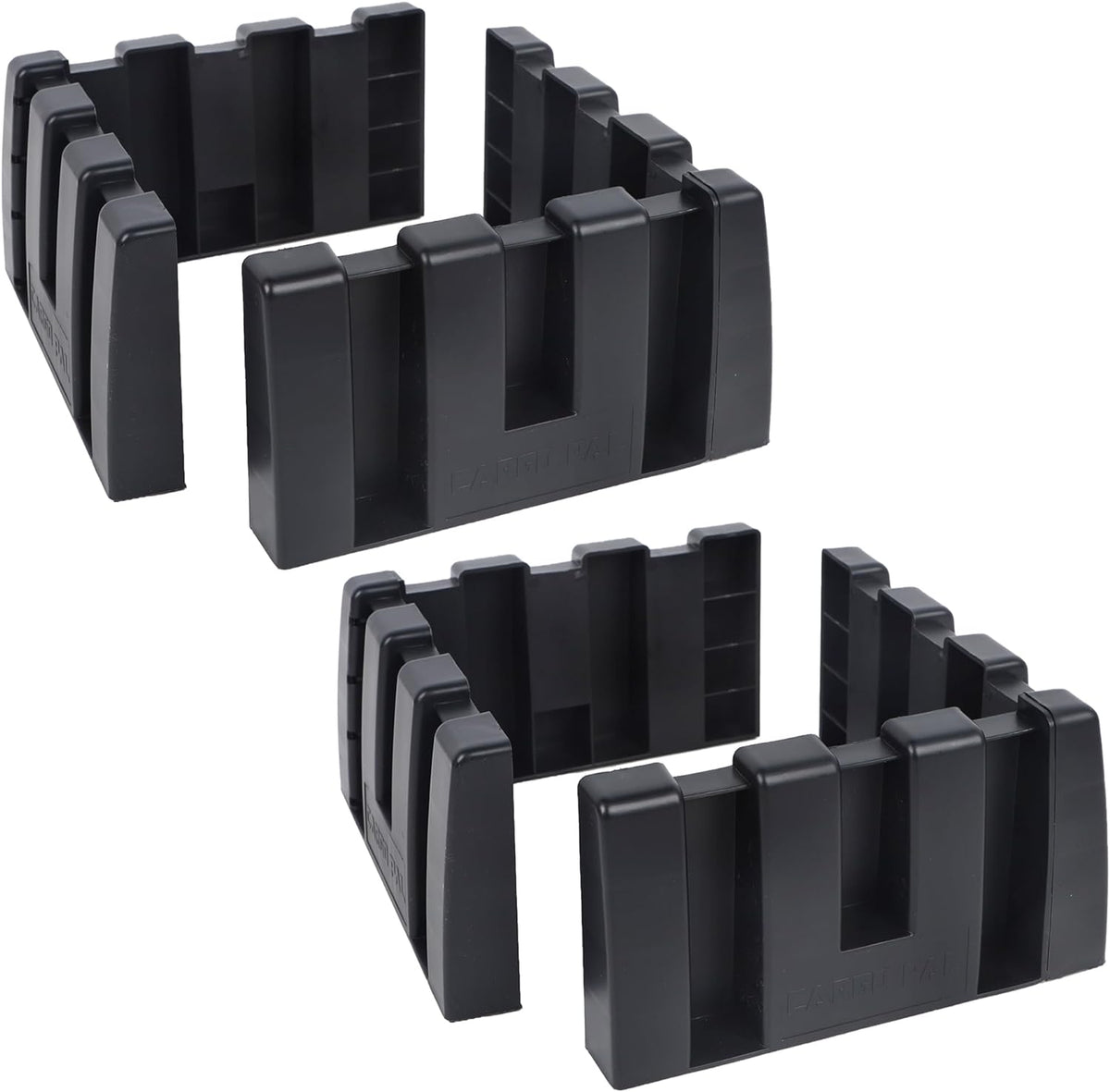 YOFIT Multipurpose Cargo Organizer Blocks Car Trunk Storage Organizer Blocks, Should Be Used with Wool Trunk's Carpet for Car/Truck/SUV/Van, Set of 4