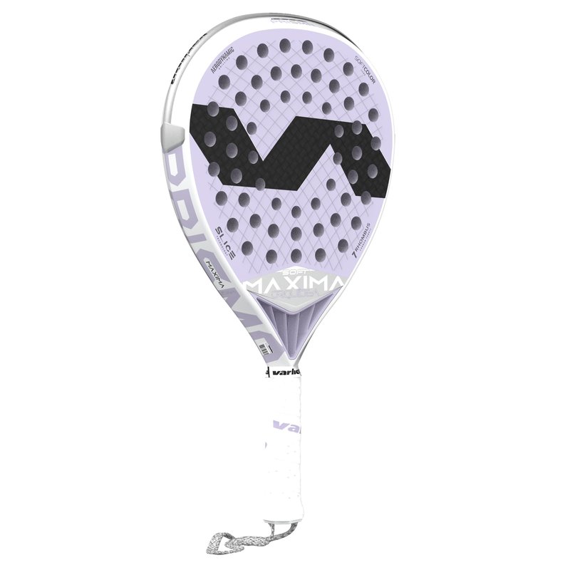 Varlion Padel Racket Maxima Summum Prisma Soft Orquídea, Professional Paddle Racket for Enhanced Power & Control, Aerodynamic Prisma Frame, Soft EVA Core, Elegant Design