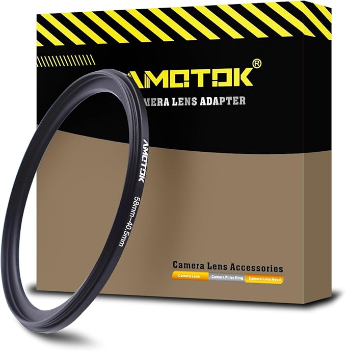 58mm Lens to 40.5mm Camera Lens Adapter, 58mm-40.5mm Filter Step-Down Ring