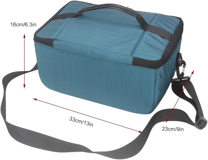 Koolertron Dslr Camera Insert Bag Purse Universal Liner Lens Pouch Partition