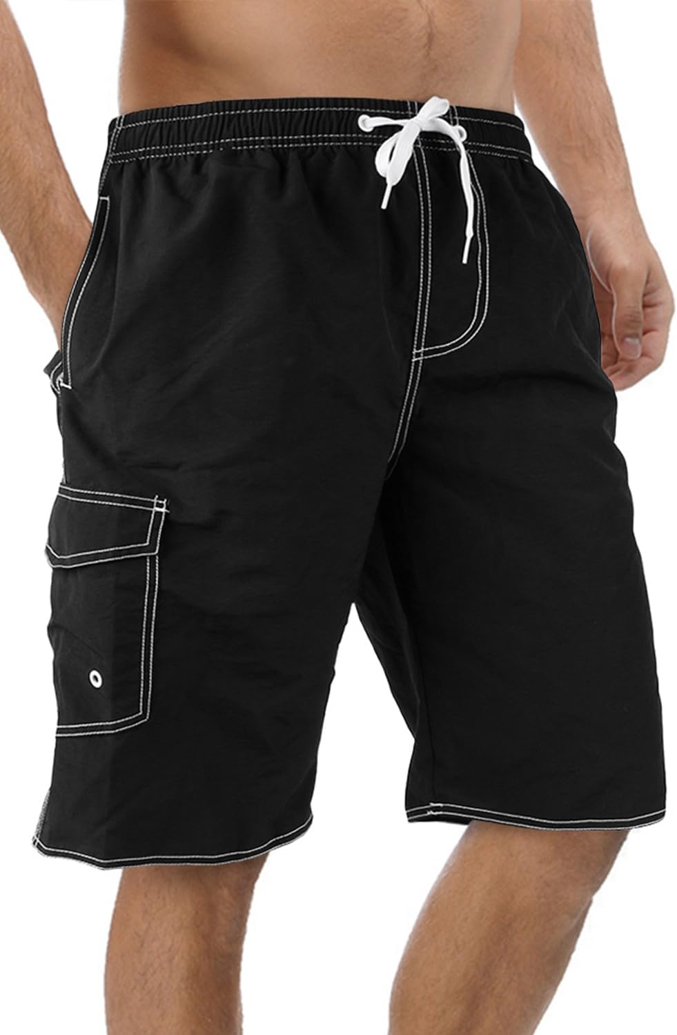 Skiennix Men's Swimming Trunks - Quick Dry Swim Shorts with Mesh Lining | Fun Bathing Suits