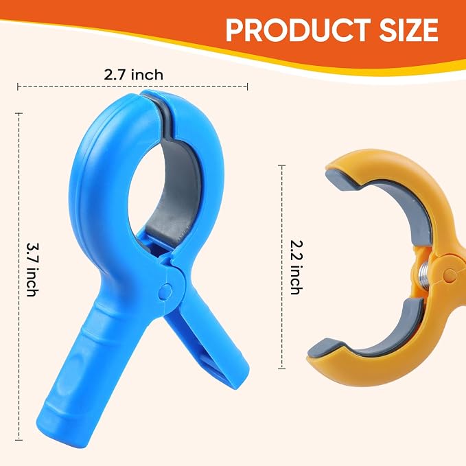 8 Pack Beach Towel Clips for Beach & Pool Chairs Cruise Essential, Heavy Duty