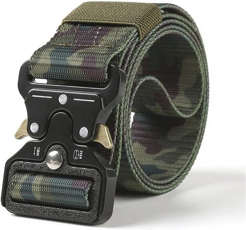 HARGLESMAN Tactical Combat Belt - Durable Military Style for Men & Women | Ideal for Outdoor Training
