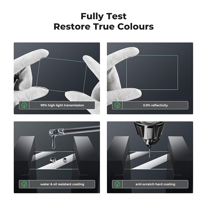 K&F CONCEPT 3pcs Screen Protector Compatible