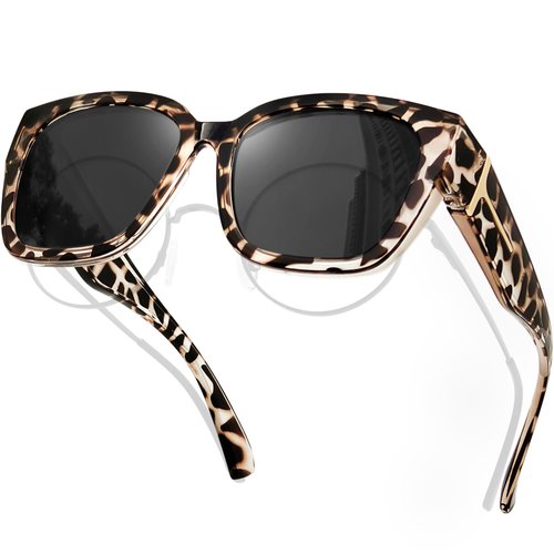 MAIVARDAY Women's Polarized Over the Glasses Sunglasses UV400 Protection TR90 Flexible Frame Wraparound Sport Style for Outdoor Activities