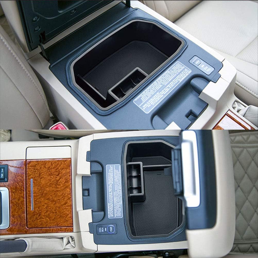 for Toyota Land Cruiser J200 Lexus Lx570 Center Console Organizer Armrest Secondary Storage Box Container Phone Holder Glove Tray Car Interior Accessories 2008-2018 2019 2020 2021