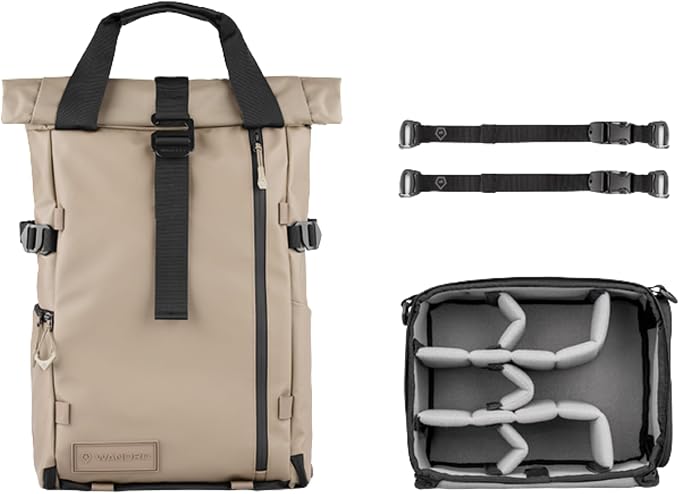 WANDRD PRVKE Rolltop 31L V4 Photography Bundle – Expandable Travel Camera