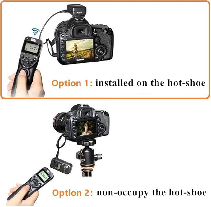 Pixel Wireless Shutter Release Timer Remote Control TW283-90 Compatible