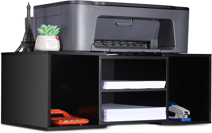 EMERIT Large Printer Stand, Adjustable Printer Table