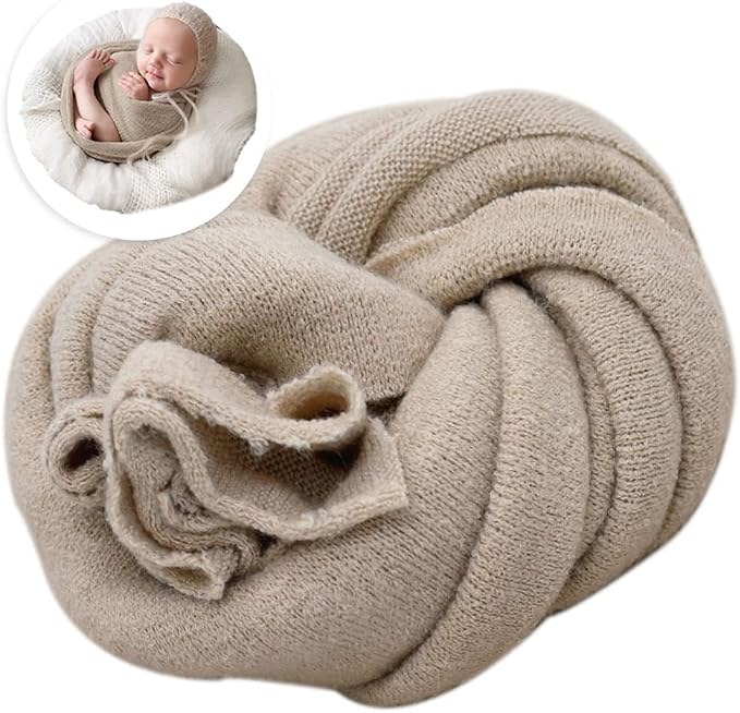 Newborn Posing Wrap Newborn Photography Props Soft Stretch Knit Blanket